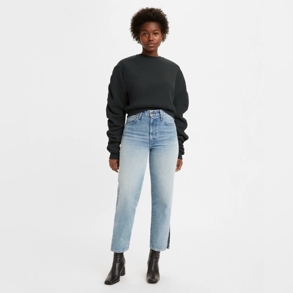 Levis’s Made Crafted  The Column Pants Women's Blue Jeans High Rise Size 29/30